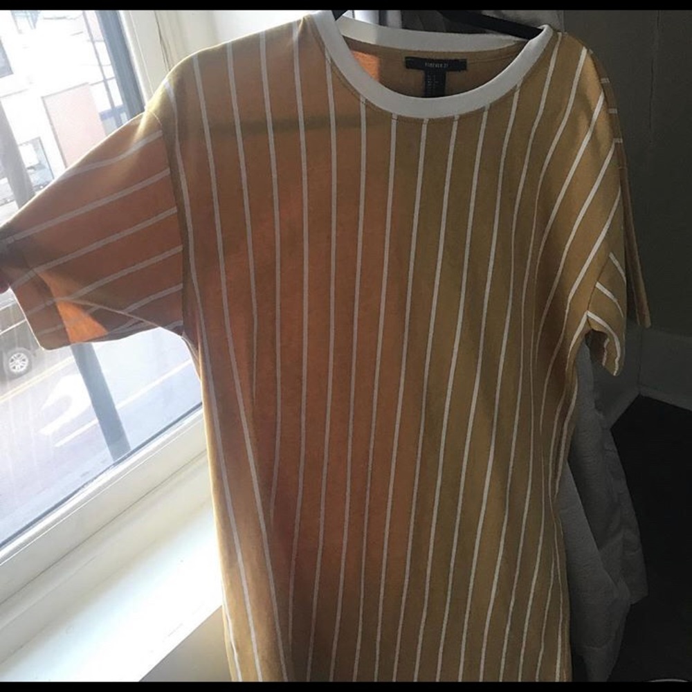 Striped t shirt dress